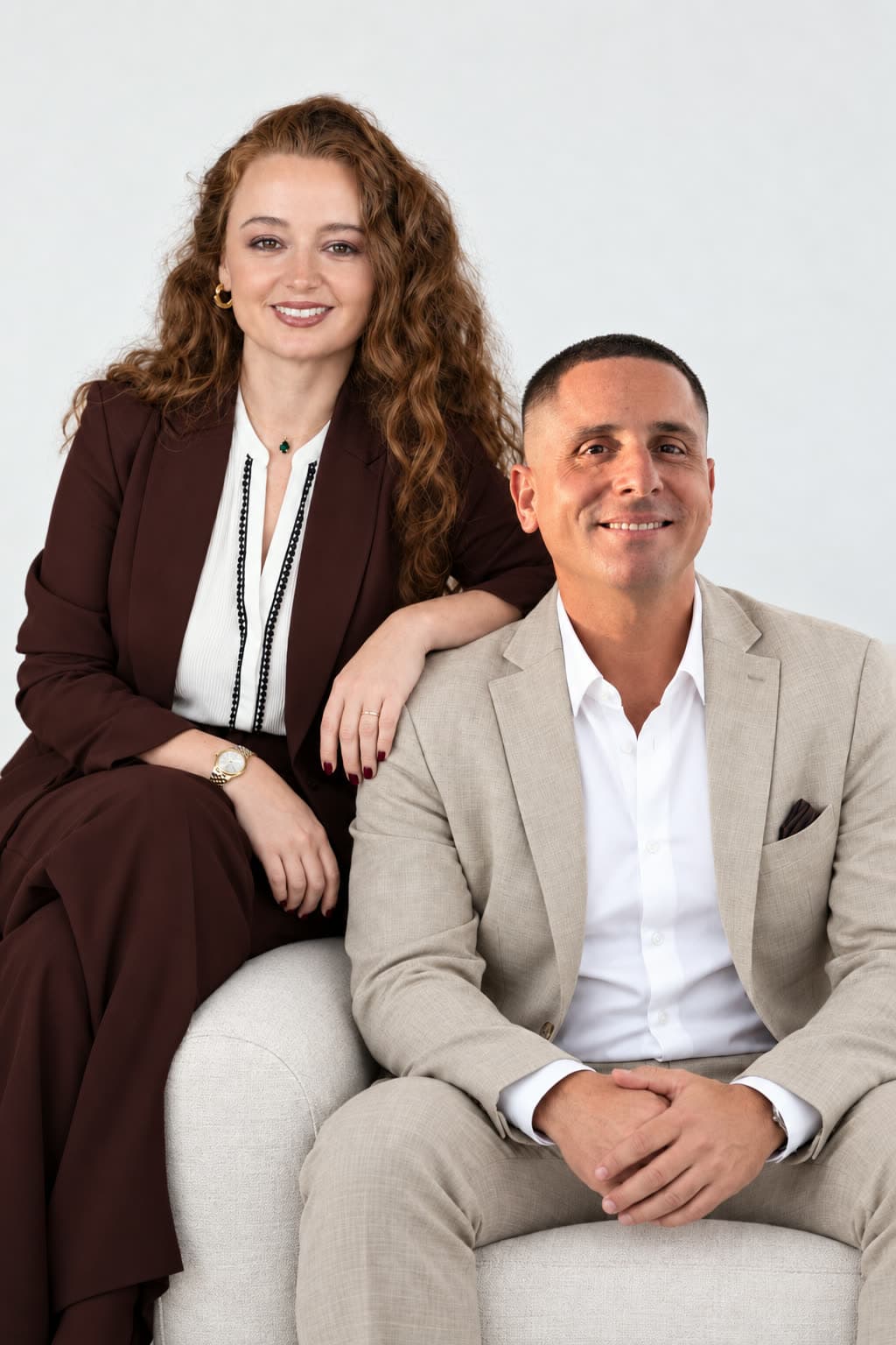 Ariola Markou and Andrea Del Popolo, founders of Deep Tail Tech