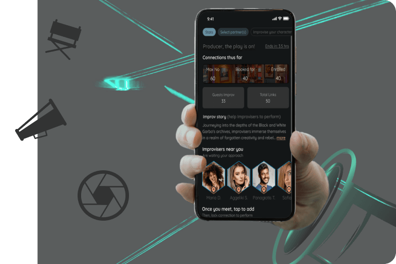 PatchWorkly booking invite graphic with the app open on a phone